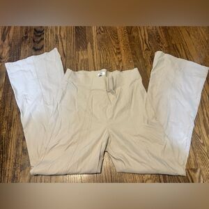 garage tan flared pants